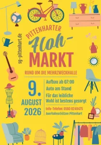 Mehr über den Artikel erfahren Pittenharter Flohmarkt 2026